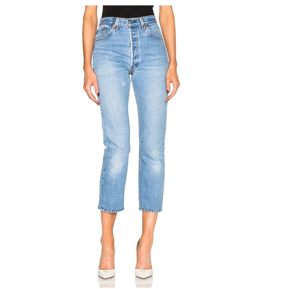 Redone High rise ankle crop